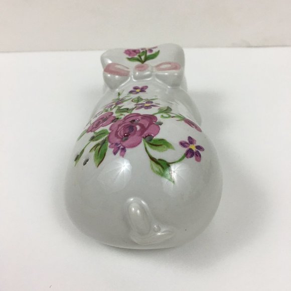 VTG Avon Pampered Pig Ceramic Pomander Fragrance Holder Box - Picture 5 of 9